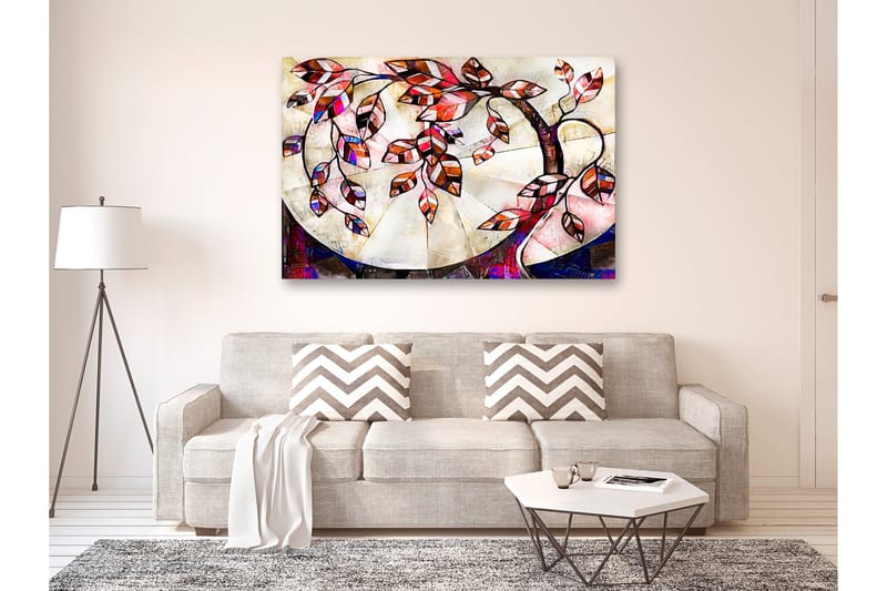 Tavle Stylish Tree (1 Part) Wide 90X60 - Artgeist sp. z o. o. - Innredning - Bilder & kunst - Lerretsbilder
