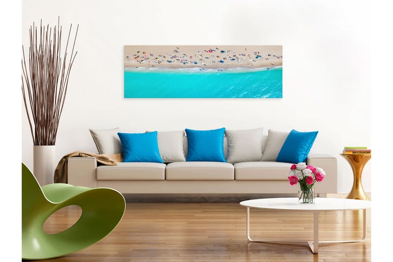 Tavle Sunbathers (1 Part) Narrow 135X45 - Artgeist sp. z o. o. - Innredning - Bilder & kunst - Lerretsbilder