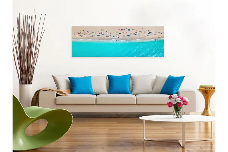 Tavle Sunbathers (1 Part) Narrow 135X45 - Artgeist sp. z o. o. - Innredning - Bilder & kunst - Lerretsbilder
