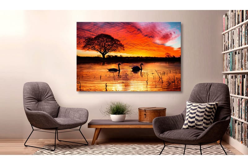 Tavle Swan Lake 120X80, Artgeist sp. z o. o.