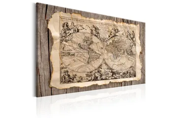 Tavle The Map Of The Past 90X60 - Artgeist sp. z o. o. - Innredning - Bilder & kunst - Lerretsbilder