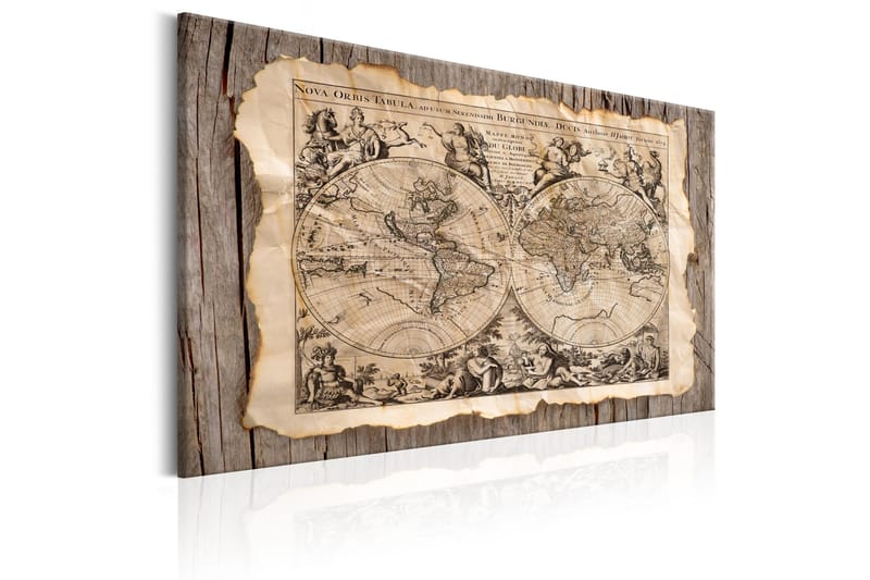 Tavle The Map Of The Past 90X60 - Artgeist sp. z o. o. - Innredning - Bilder & kunst - Lerretsbilder