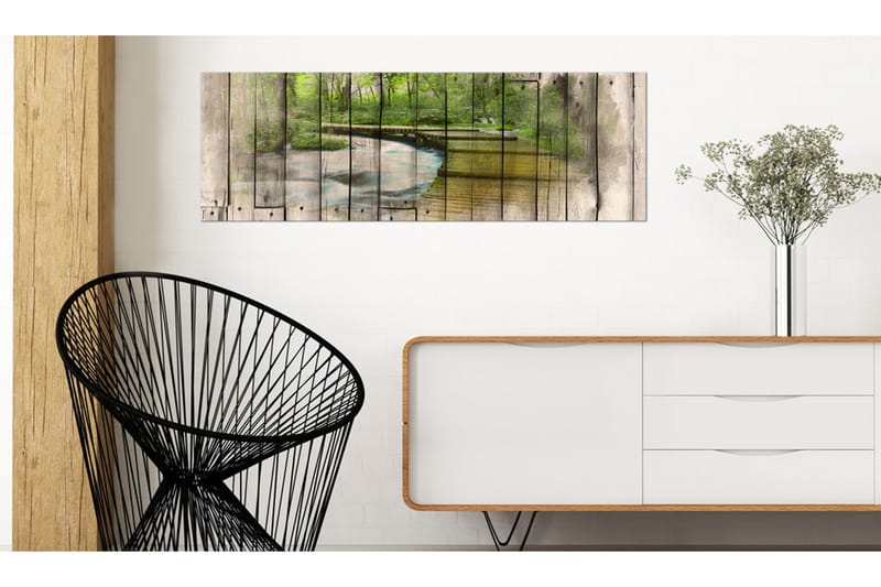 Tavle The River Of Memories 120X40 - Artgeist sp. z o. o. - Innredning - Bilder & kunst - Lerretsbilder