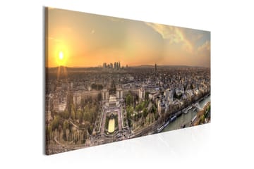 Tavle View From Eiffel Tower (1 Part) Narrow 150X50 - Artgeist sp. z o. o. - Innredning - Bilder & kunst - Lerretsbilder