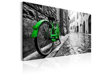 Tavle Vintage Green Bike 90X60 - Artgeist sp. z o. o. - Innredning - Bilder & kunst - Lerretsbilder