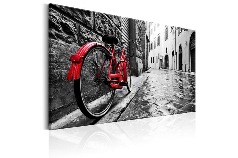 Tavle Vintage Red Bike 60X40 - Artgeist sp. z o. o. - Innredning - Bilder & kunst - Lerretsbilder