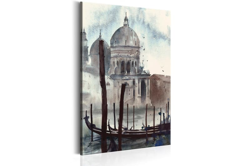 Tavle Watercolour Venice 80X120 - Artgeist sp. z o. o. - Innredning - Bilder & kunst - Lerretsbilder
