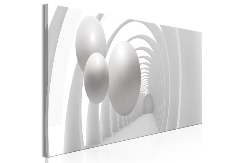 Tavle White Tunnel (1 Part) Narrow 120X40 - Artgeist sp. z o. o. - Innredning - Bilder & kunst - Lerretsbilder
