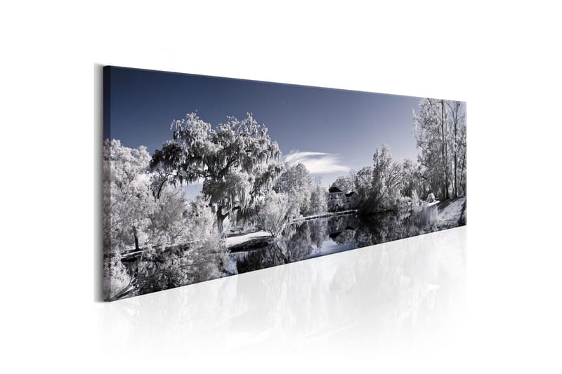 Tavle Wintry Lake 135X45 - Artgeist sp. z o. o. - Innredning - Bilder & kunst - Lerretsbilder