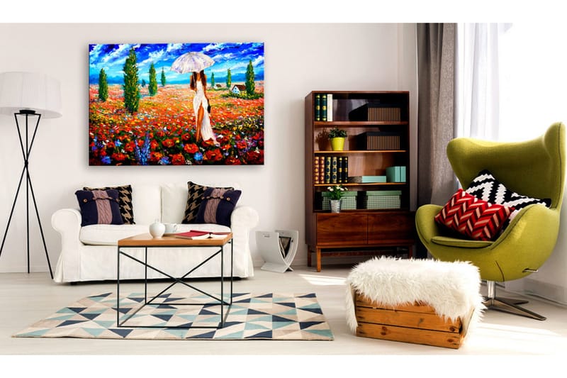 Tavle Woman With Umbrella 120X80, Artgeist sp. z o. o.