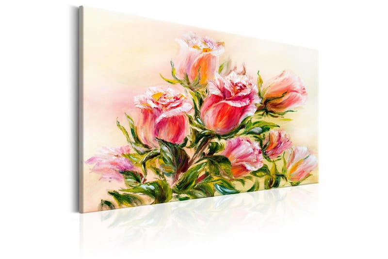 Tavle Wonderful Roses 90X60 - Artgeist sp. z o. o. - Innredning - Bilder & kunst - Lerretsbilder