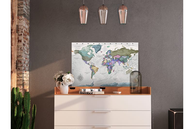 Tavle World Destinations (1 Part) Wide 90X60, Artgeist sp. z o. o.
