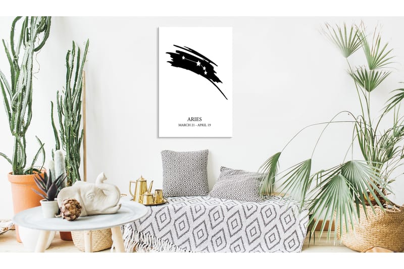 Tavle Zodiac Signs: Aries (1 Part) Vertical 40X60, Artgeist sp. z o. o.