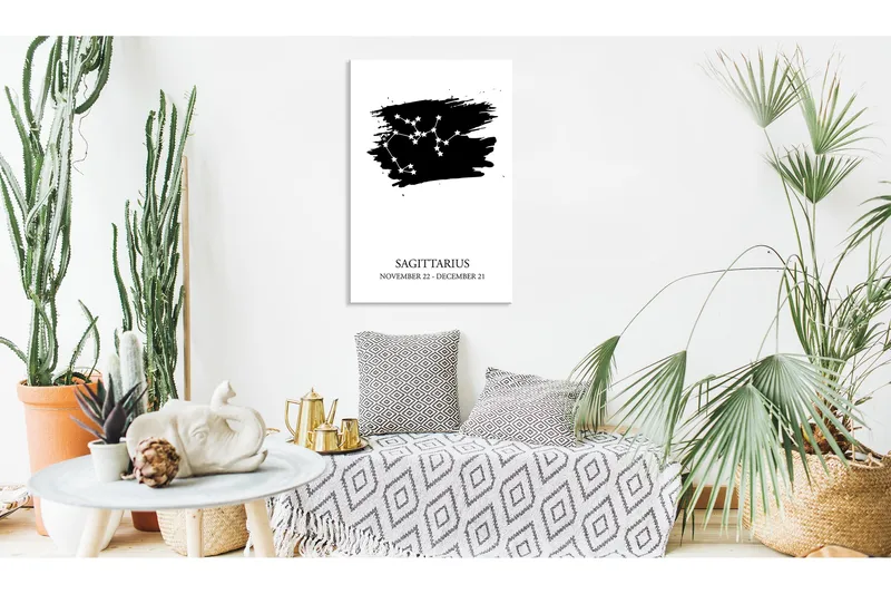 Tavle Zodiac Signs: Sagittarius (1 Part) Vertical 40X60, Artgeist sp. z o. o.