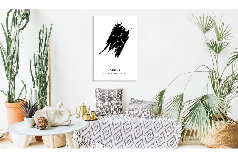 Tavle Zodiac Signs: Virgo (1 Part) Vertical 40X60, Artgeist sp. z o. o.