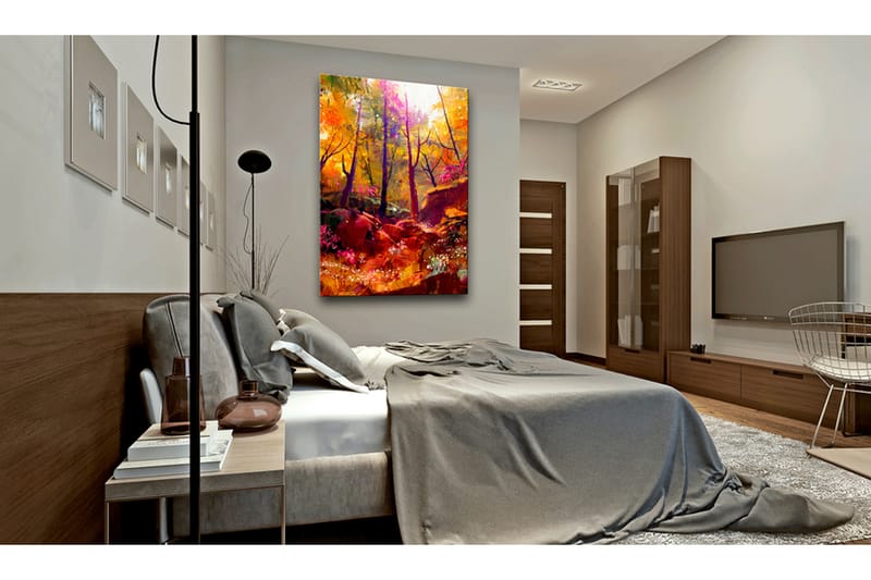 Tavle Painted Forest   40X60 - Artgeist sp. z o. o. - Innredning - Bilder & kunst - Lerretsbilder