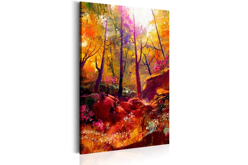 Tavle Painted Forest   60X90 - Artgeist sp. z o. o. - Innredning - Bilder & kunst - Lerretsbilder