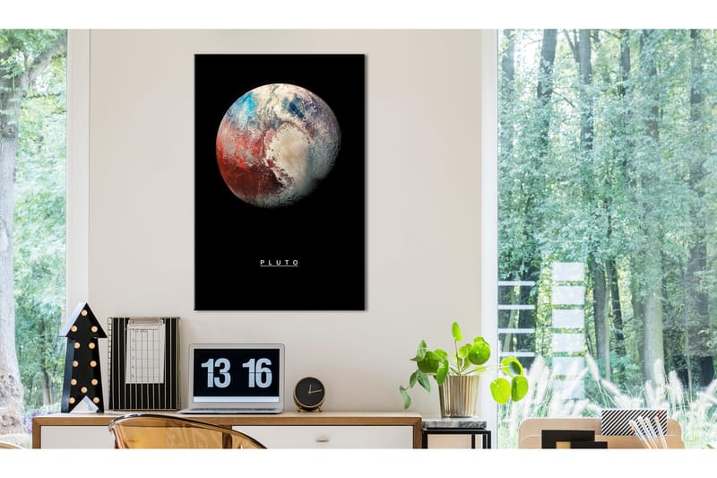 Tavle Pluto (1 Part) Vertical 60X90 - Artgeist sp. z o. o. - Innredning - Bilder & kunst - Lerretsbilder