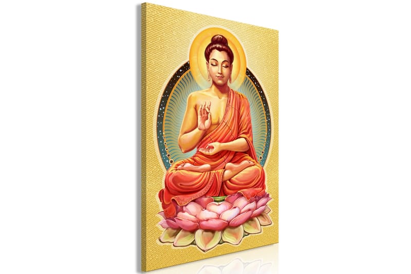 Tavle Peace Of Buddha (1 Part) Vertical 80X120 - Artgeist sp. z o. o. - Innredning - Bilder & kunst - Lerretsbilder