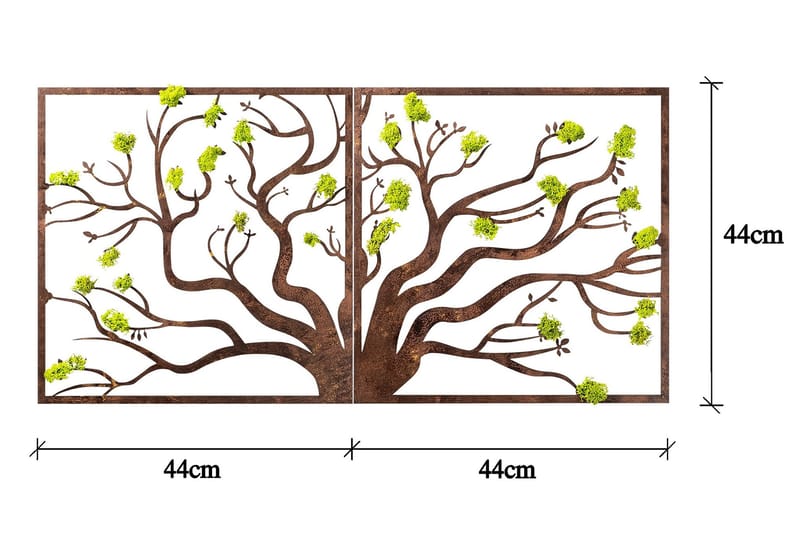 Tree 1 Canvasbilde - 90x44 cm - Lerretsbilder