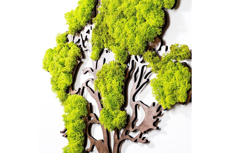 Tree 2 Canvasbilde - Grønn/Brun - Innredning - Bilder & kunst - Lerretsbilder