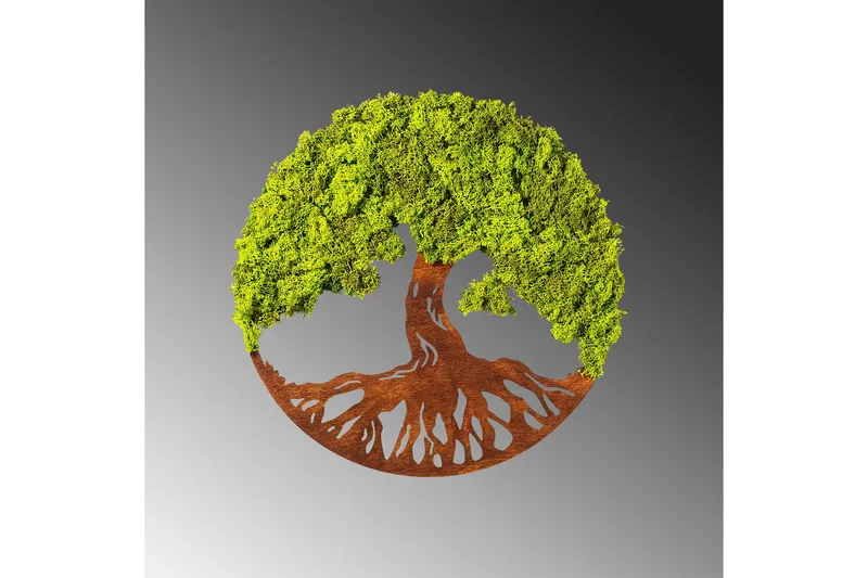 Tree Of Life 3 Canvasbilde - 44x44 cm - Innredning - Bilder & kunst - Lerretsbilder