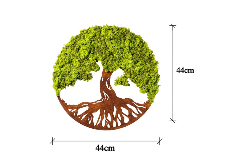 Tree Of Life 3 Canvasbilde - 44x44 cm - Lerretsbilder