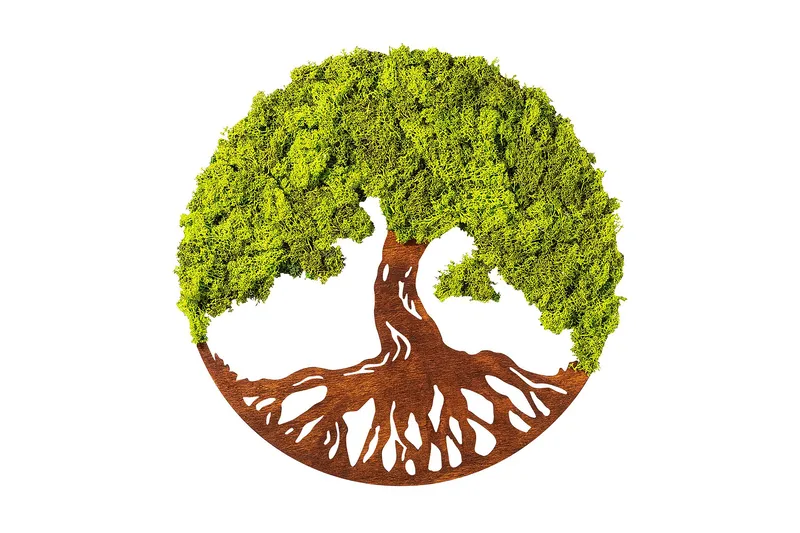 Tree Of Life 3 Canvasbilde, 44x44 cm