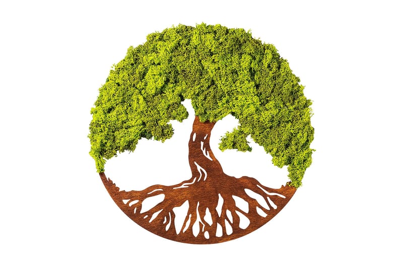 Tree Of Life 3 Canvasbilde - 44x44 cm - Innredning - Bilder & kunst - Lerretsbilder