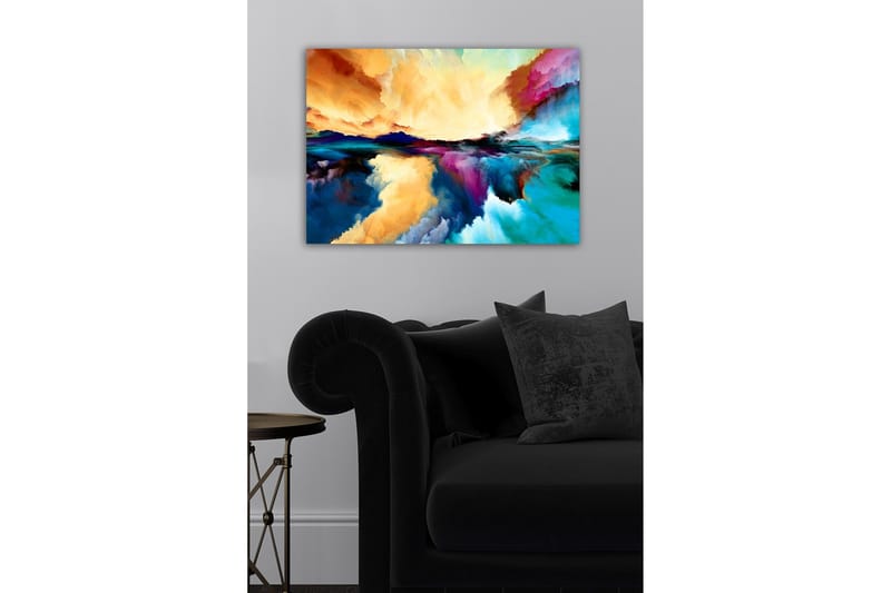 Veggdekor Canvasbilde Bract Abstract - 70x50 cm - Innredning - Bilder & kunst - Lerretsbilder