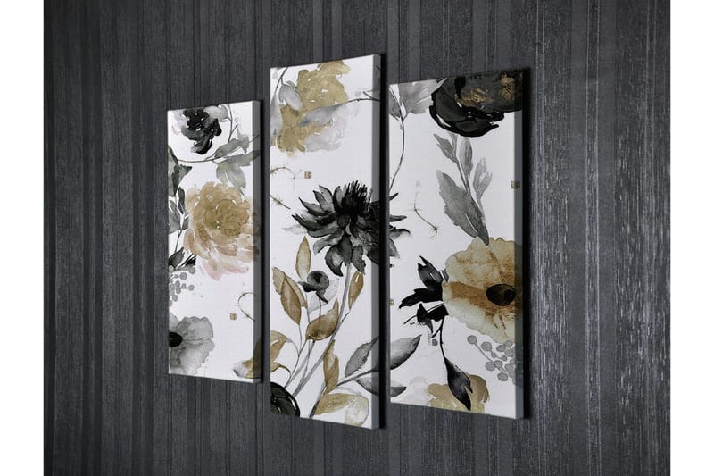 Veggdekorasjon Canvas Bilde 3-delt - Innredning - Bilder & kunst - Lerretsbilder