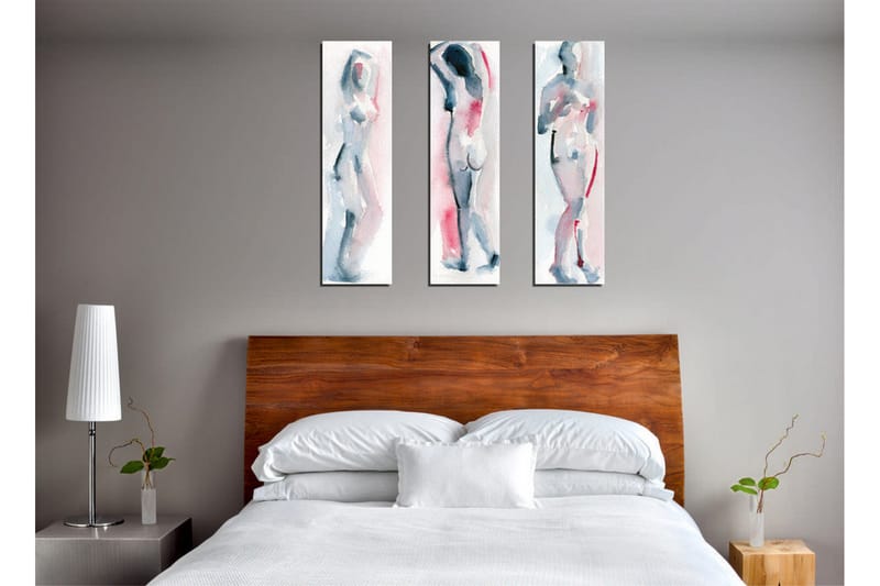 Veggdekorasjon Canvas Bilde 3-delt - Innredning - Bilder & kunst - Lerretsbilder