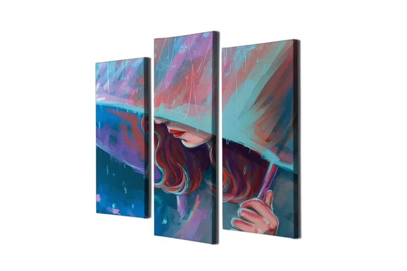 Veggdekorasjon Canvas Bilde 3-delt, undefined