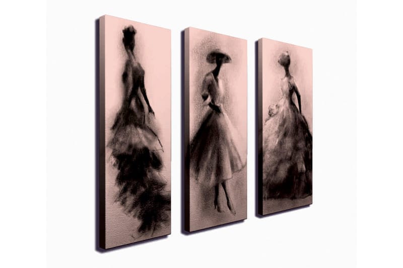 Veggdekorasjon Canvas Bilde 3-delt, undefined