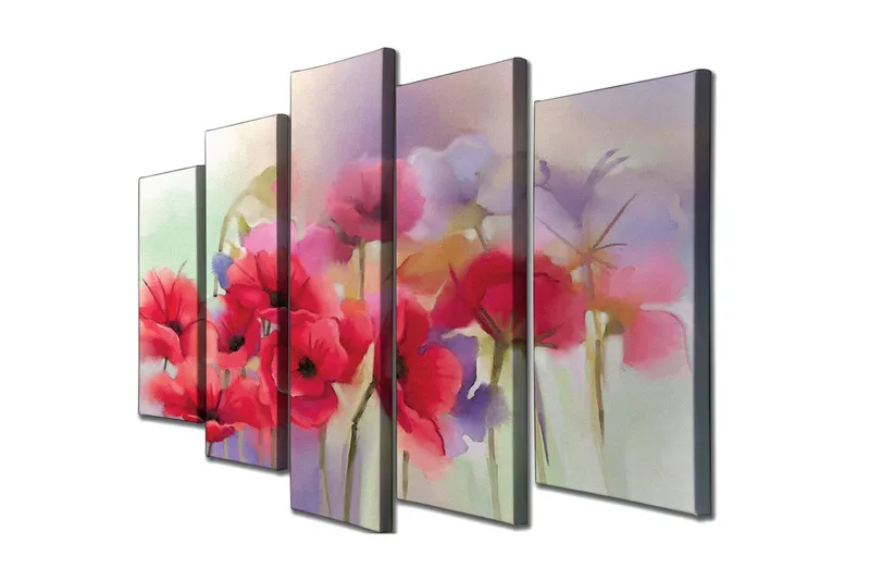 Veggdekorasjon Canvas Bilde 5-delt, undefined