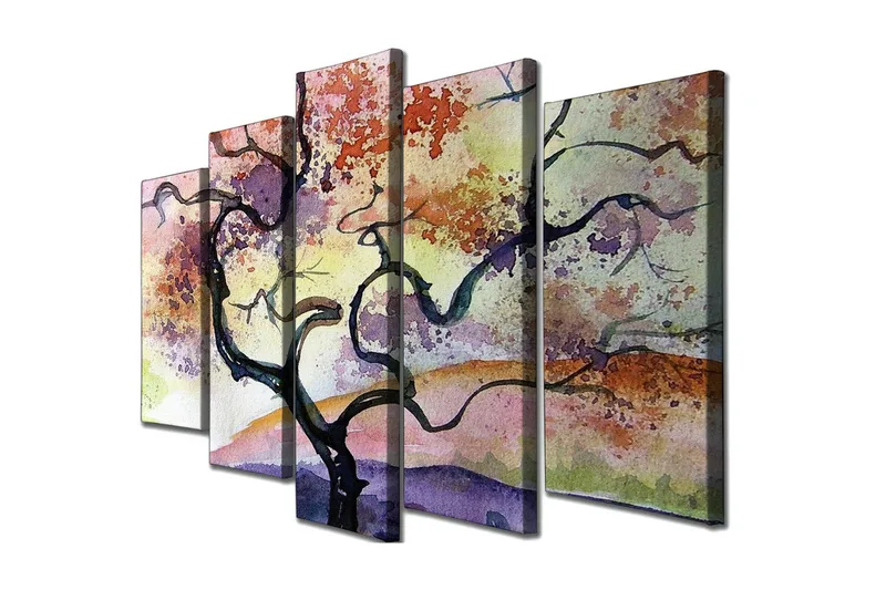 Veggdekorasjon Canvas Bilde 5-delt, undefined