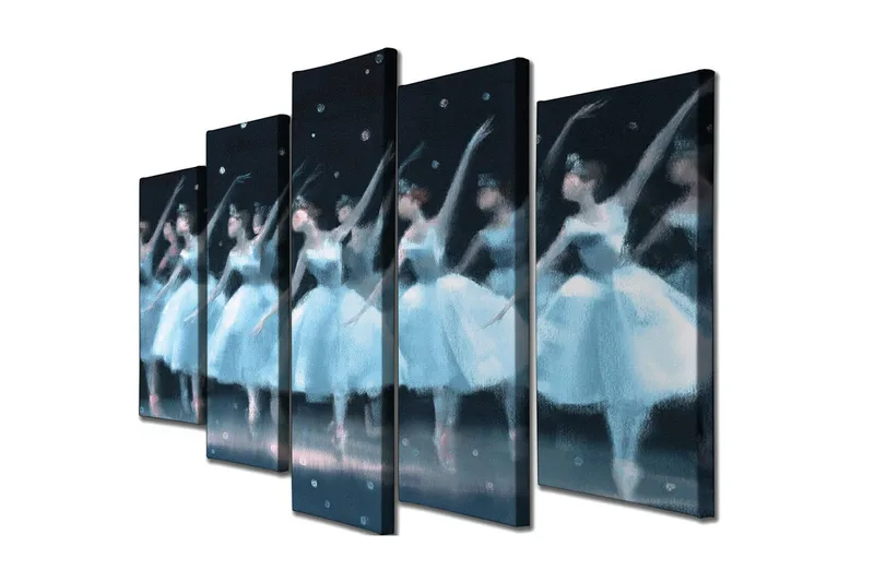 Veggdekorasjon Canvas Bilde 5-delt, undefined