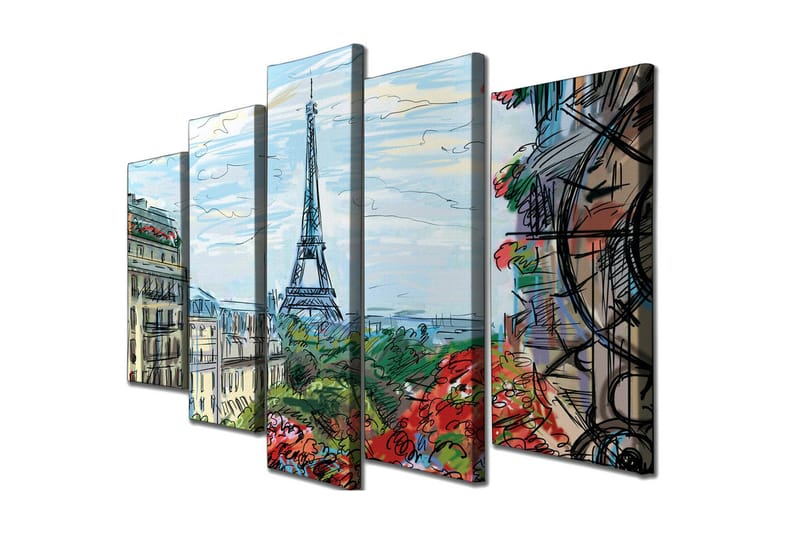 Veggdekorasjon Canvas Bilde 5-delt, undefined