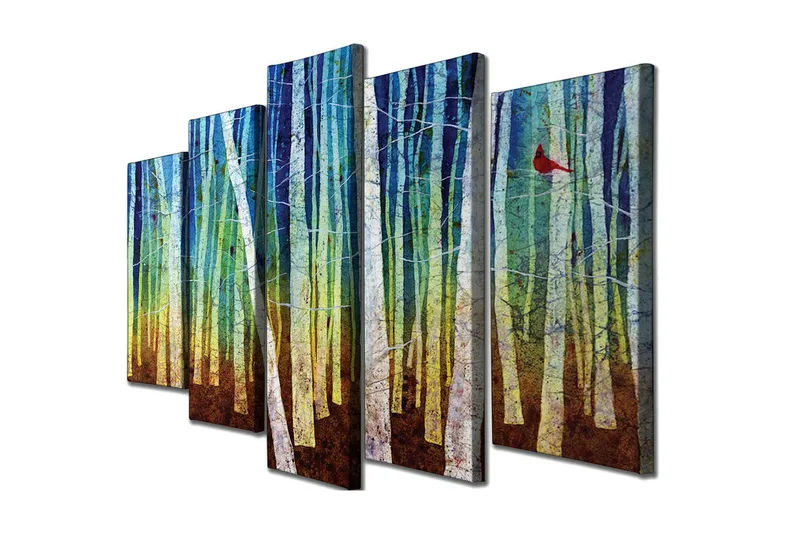Veggdekorasjon Canvas Bilde 5-delt, undefined