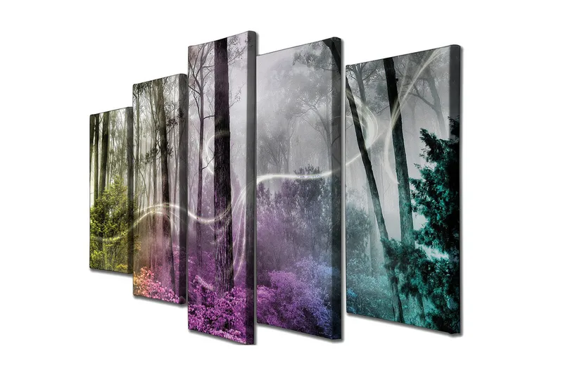 Veggdekorasjon Canvas Bilde 5-delt, undefined