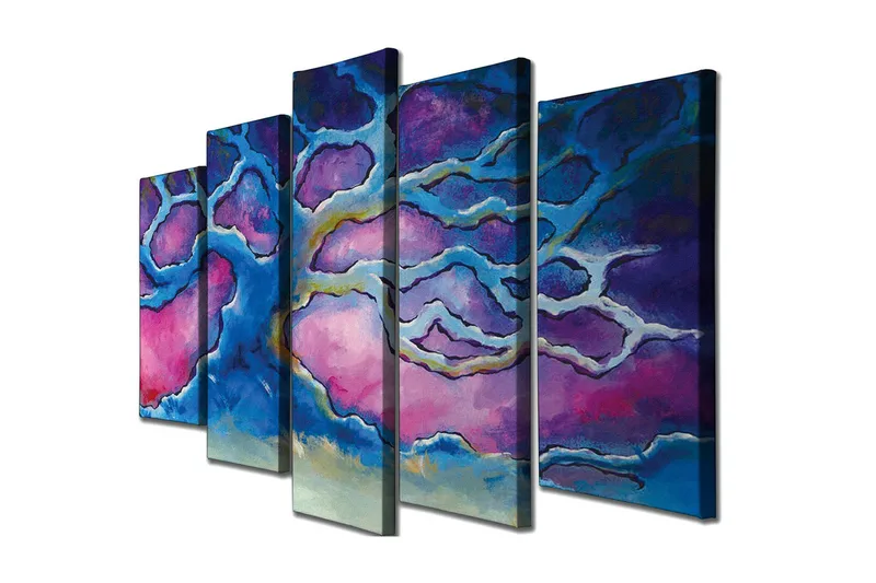 Veggdekorasjon Canvas Bilde 5-delt, undefined