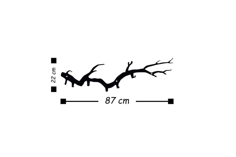 Veggdekorasjon Knagger - Innredning - Bilder & kunst - Lerretsbilder
