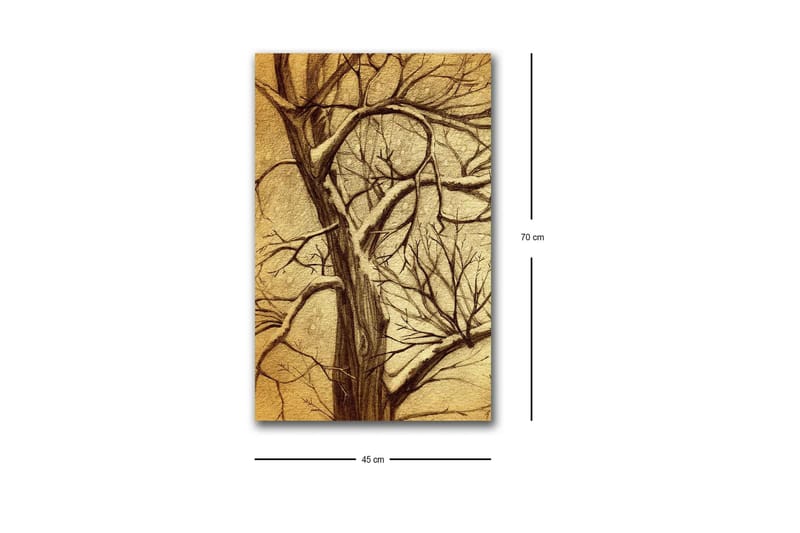 Veggdekorasjon LED-belysning Canvas Bilde - Innredning - Bilder & kunst - Lerretsbilder
