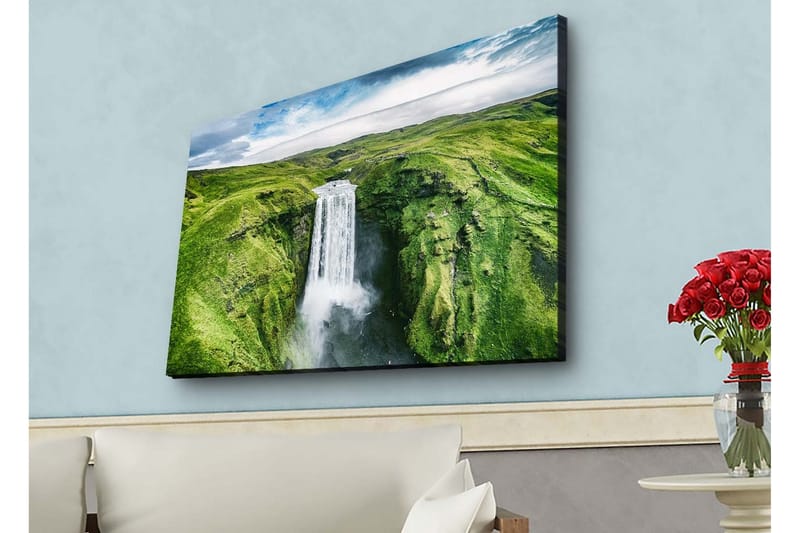 Veggdekorasjon LED-belysning Canvas Bilde - Innredning - Bilder & kunst - Lerretsbilder