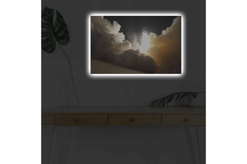 Veggdekorasjon LED-belysning Canvas Bilde - Innredning - Bilder & kunst - Lerretsbilder
