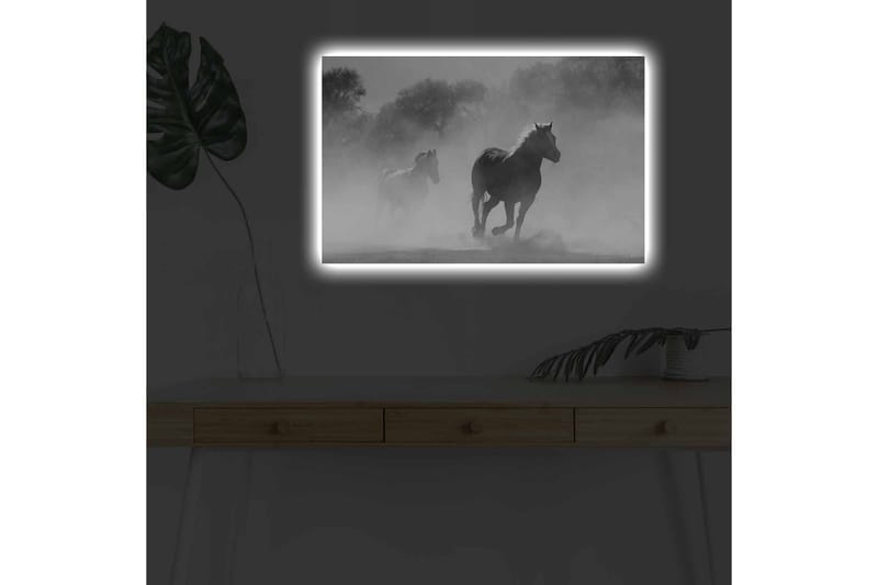 Veggdekorasjon LED-belysning Canvas Bilde - Lerretsbilder