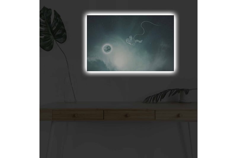 Veggdekorasjon LED-belysning Canvas Bilde - Innredning - Bilder & kunst - Lerretsbilder