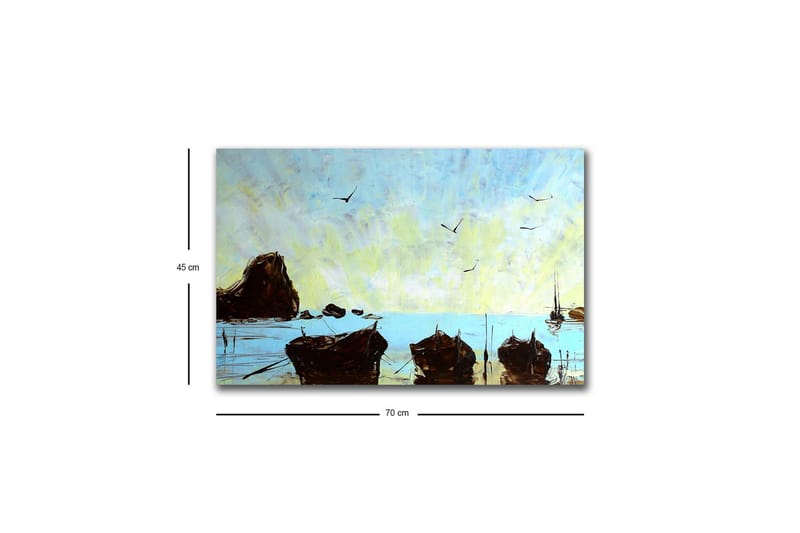 Veggdekorasjon LED-belysning Canvas Bilde - Innredning - Bilder & kunst - Lerretsbilder