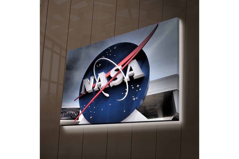 Veggdekorasjon LED-belysning Canvas Bilde - Innredning - Bilder & kunst - Lerretsbilder