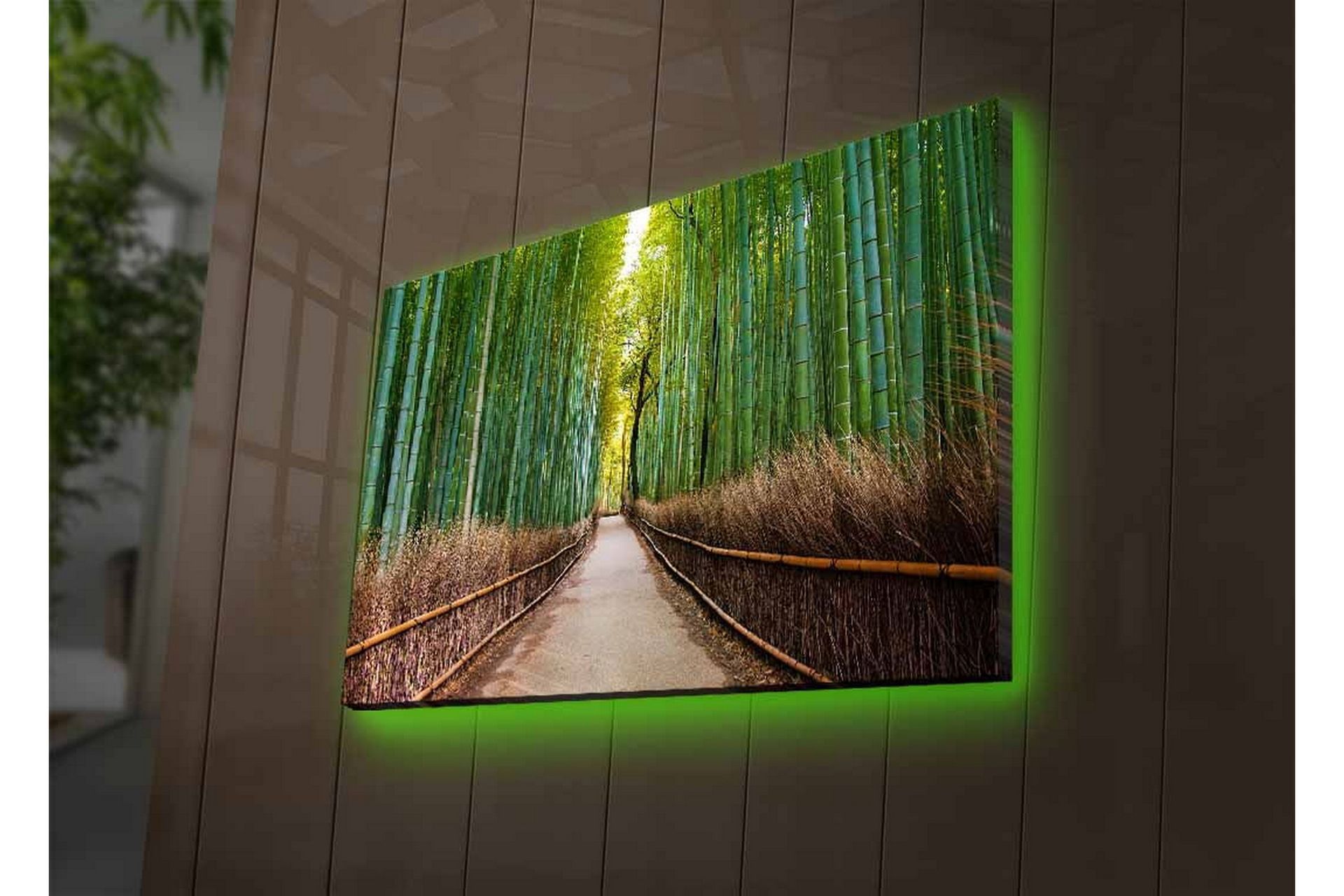 Veggdekorasjon LED-belysning Canvas Bilde - Innredning - Bilder & kunst - Lerretsbilder